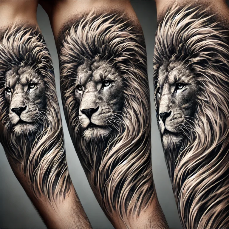 Tattoo designs for men including bold and stylish ideas with meanings like strength, power, and individuality.