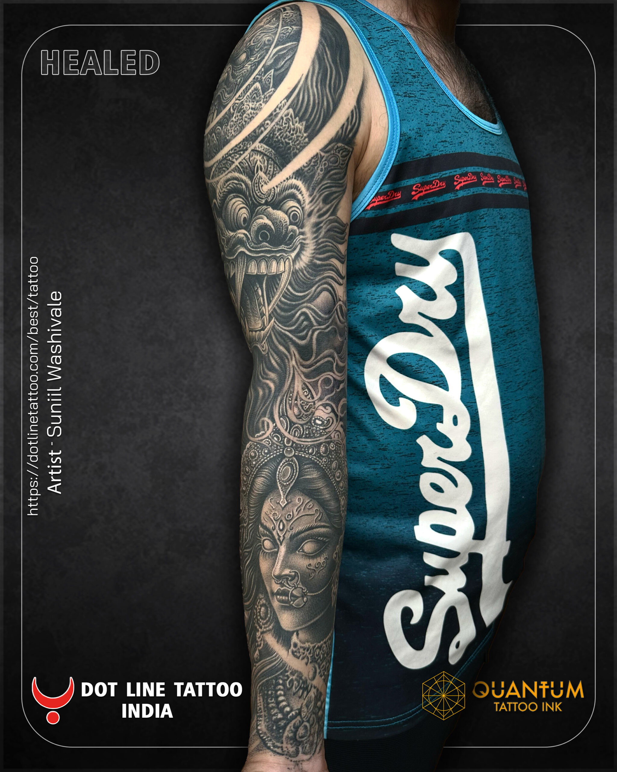 Best Tattoo Studio In Navi Mumbai Dot line Tattoo