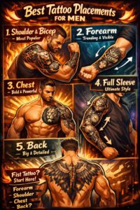 Tattoo Placement Guide – Dot Line Tattoo Studio Navi Mumbai