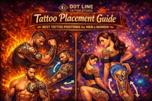 Tattoo Placement Guide – Best Tattoo Positions for Men & Women Dot line Tattoo Sudio 